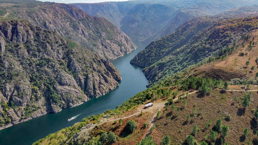 Escapada con perro a Galicia, escapada fin de semana Ribeira Sacra, viajar con perro a Galicia, miradores Ribeira Sacra con perro