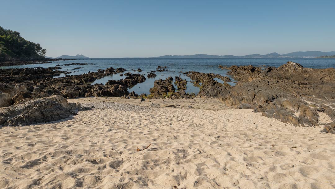 Playa pet friendly O Carreiro en Nigran, Pontevedra. Playas para perro en Nigran, Rias Baixas