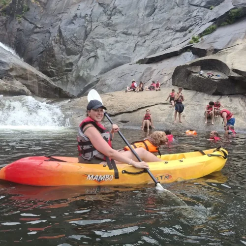 kayak-con-perro-ezaro kayak con tu perro por la cascada del Ézaro, A Coruña