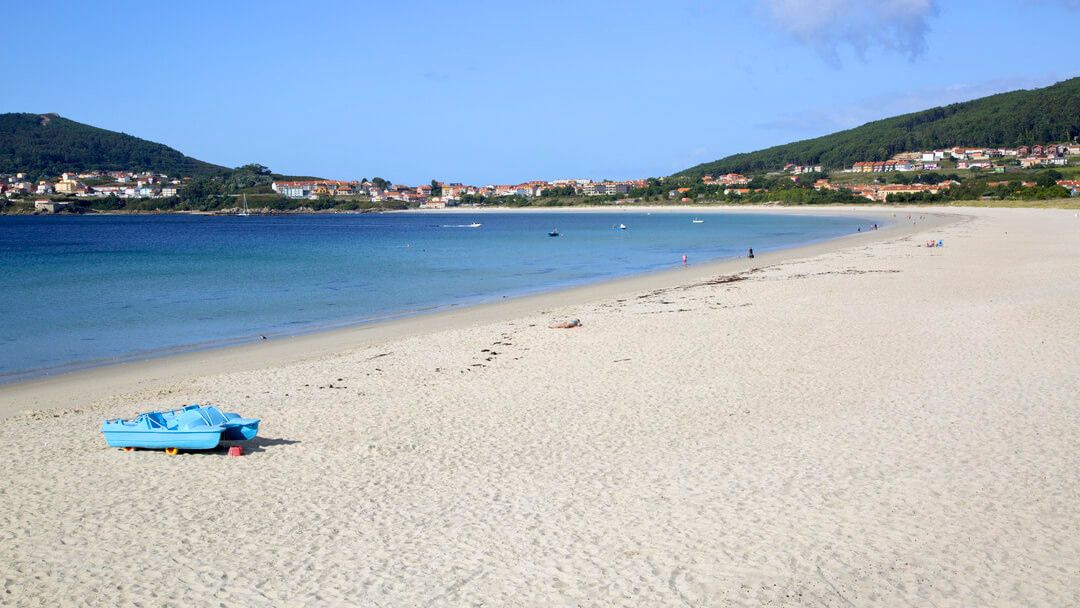 Playa Langosteira en Fisterra, Costa da Morte