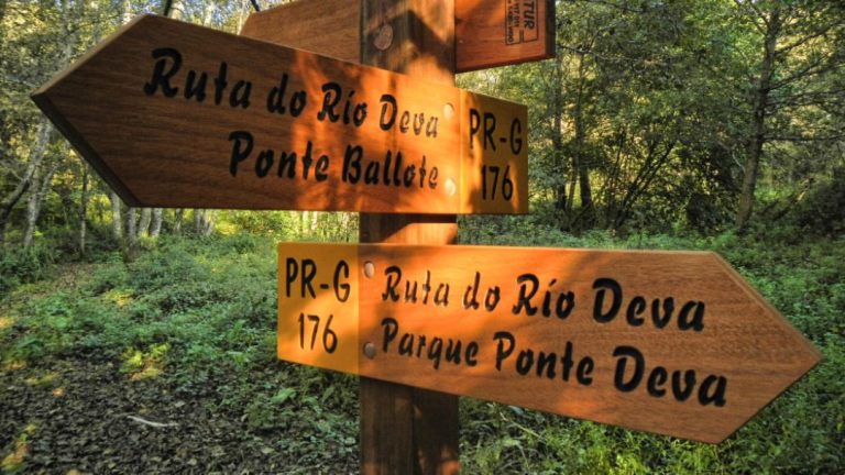 Ruta del río Deva con perro en Galicia